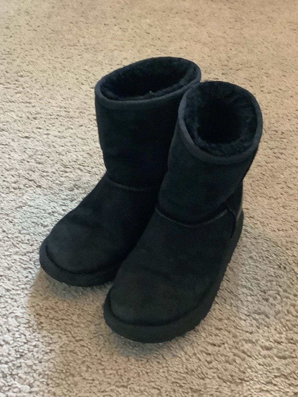 Black UGG Kids Classic II Short Boots